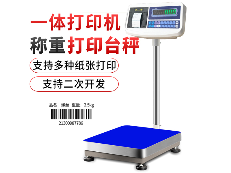 工廠包裝標(biāo)簽稱重打印秤